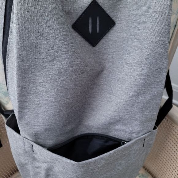 DSW Gray Logoed Men Women Unisex Custom Backpack 16.5 in x 10.5 in x 6 in - Picture 10 of 12
